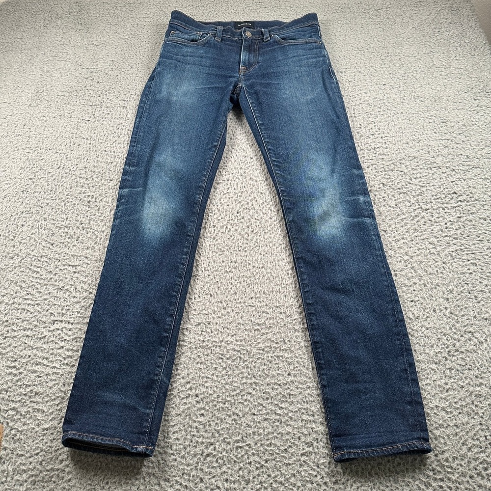 J.Crew Jeans Men's Slim‎ 484 Denim Blue Wash 28x32 Kurabo Japanese Denim Faded